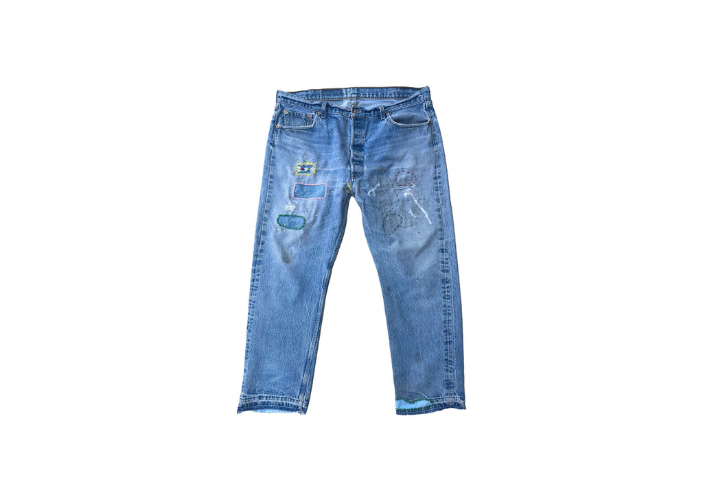 Sashiko Denim Pants